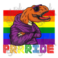 Pride Growling Dinosaur Raglan Crop Top | Artistshot