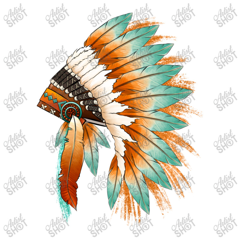 Western Headdress Native American Headdress Raglan Crop Top | Artistshot