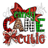 Candy Cane Cutie Christmas Raglan Crop Top | Artistshot