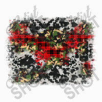 Camouflage Cowhide Christmas Background Raglan Crop Top | Artistshot