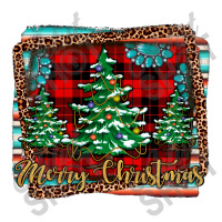 Merry Christmas Background Raglan Crop Top | Artistshot