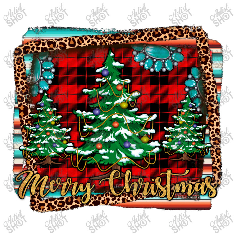 Merry Christmas Background Raglan Crop Top | Artistshot