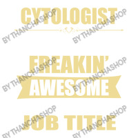 Cytologist Because Freakin' Awesome Isn't A Job Title Raglan Crop Top | Artistshot