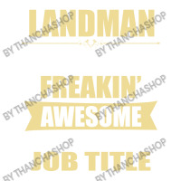 Landman Because Freakin' Awesome Isn't A Job Title Raglan Crop Top | Artistshot