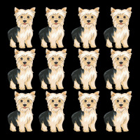 Cute Yorkie Pattern T  Shirt Yorkshire Terrier Cute Pattern T  Shirt V-neck Tee | Artistshot