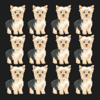 Cute Yorkie Pattern T  Shirt Yorkshire Terrier Cute Pattern T  Shirt Classic T-shirt | Artistshot