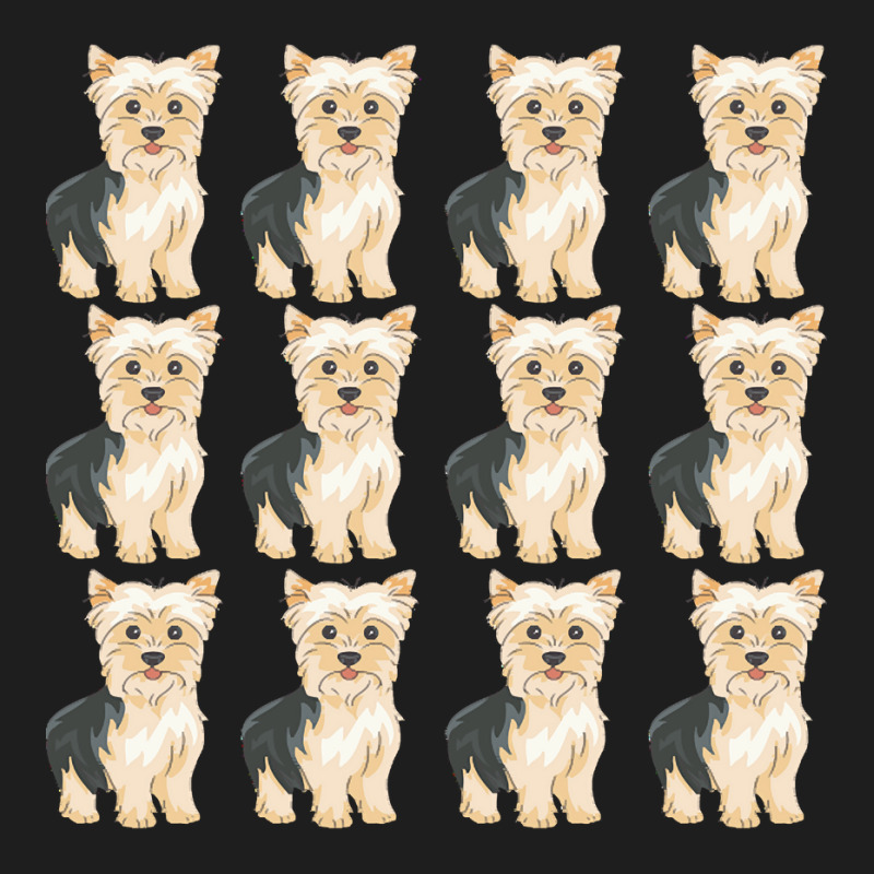 Cute Yorkie Pattern T  Shirt Yorkshire Terrier Cute Pattern T  Shirt Classic T-shirt by fayabernathy149 | Artistshot