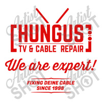 Hungus Tv And Cable Repair Raglan Crop Top | Artistshot