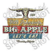 Bill Johnson's Red Apple Restaurant, Cowboy Raglan Crop Top | Artistshot