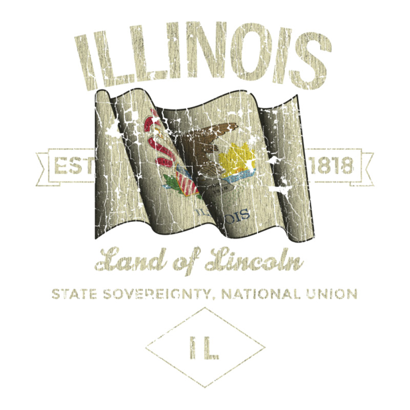 Illinois 1818, Illinois Raglan Crop Top by apolitery | Artistshot