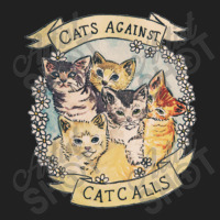 Cat Against Cat Calls Basic T-shirt | Artistshot