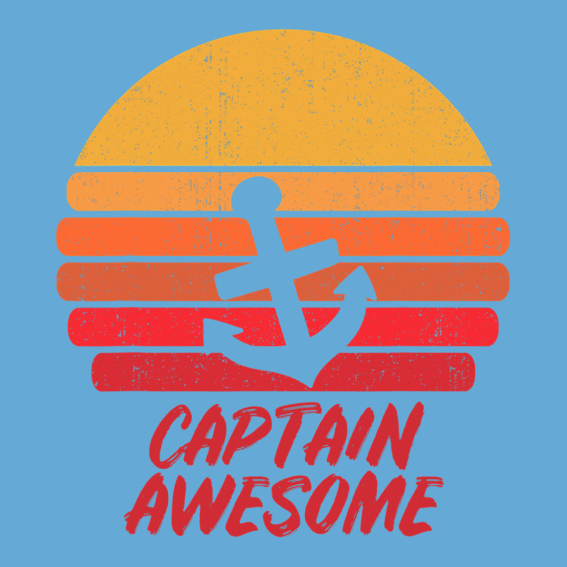 Captain Awesome Gift I Anchor Sailing Sailor Sail T Shirt Basic T-shirt | Artistshot