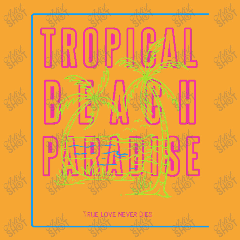 Tropical Paradise Love Basic T-shirt by lullabellelaart | Artistshot