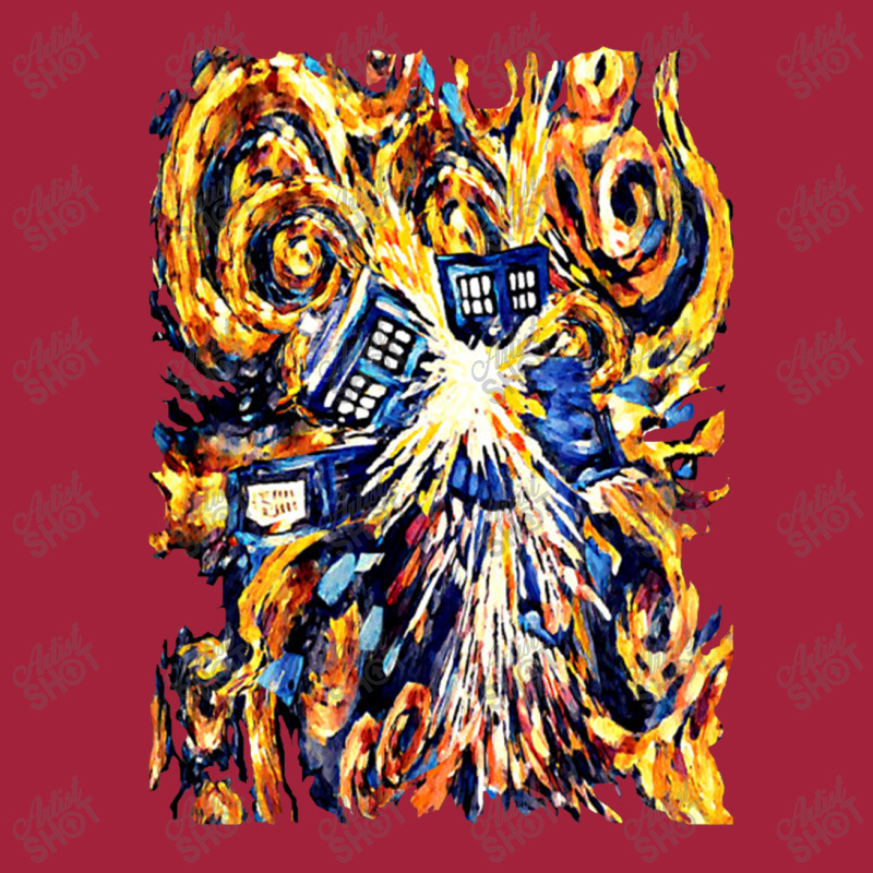 Big Bang Exploded Phone Booth   Tardis Basic T-shirt | Artistshot