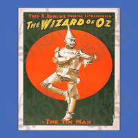 Wizard Of Oz Tin Man Poster Basic T-shirt | Artistshot