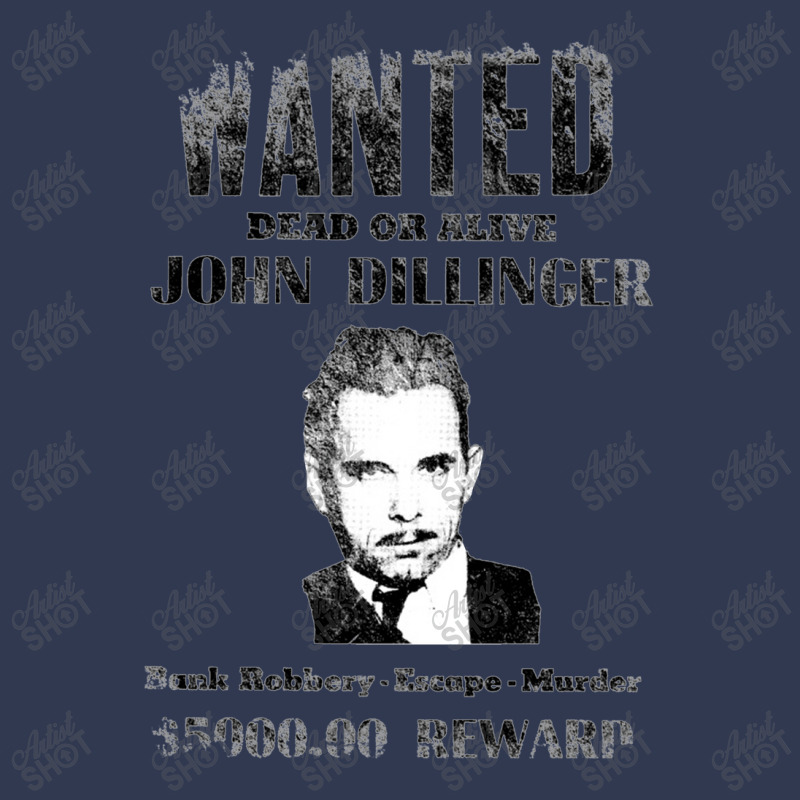 Wanted Poster John Dillinger, Distressed   Wanted Basic T-shirt | Artistshot