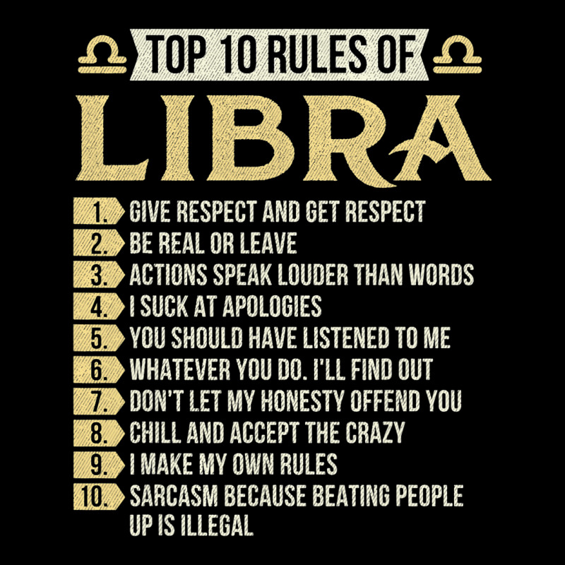 Top 10 Rules Of Libra Astrology Horoscope Zodiac S Adjustable Cap | Artistshot