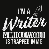 Whole World Trapped In Me Author Writer Scorecard Crop Tee | Artistshot