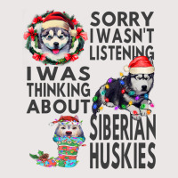 Funny Christmas Siberian Husky Santa Hat Dark Pupp Pocket T-shirt | Artistshot