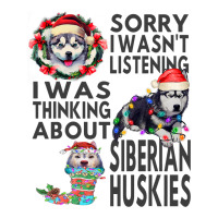 Funny Christmas Siberian Husky Santa Hat Dark Pupp V-neck Tee | Artistshot