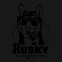 Funny Proud Husky Coolest People Dog Saying Dog Flannel Shirt | Artistshot