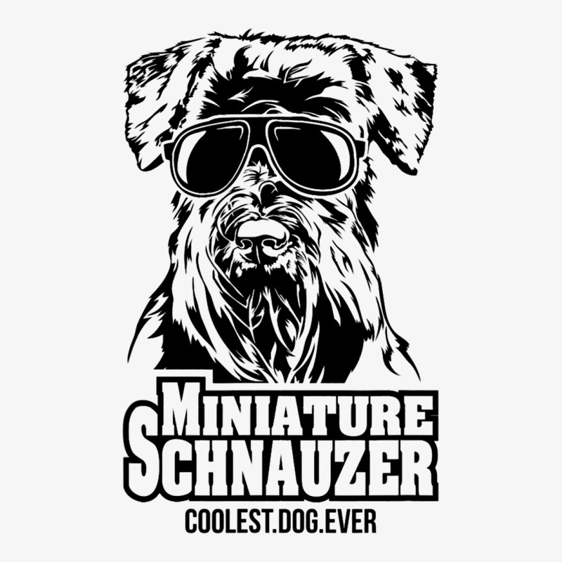 Funny Proud Miniature Schnauzer Coolest Dog Ever D Ladies Fitted T-Shirt by Happinessit | Artistshot