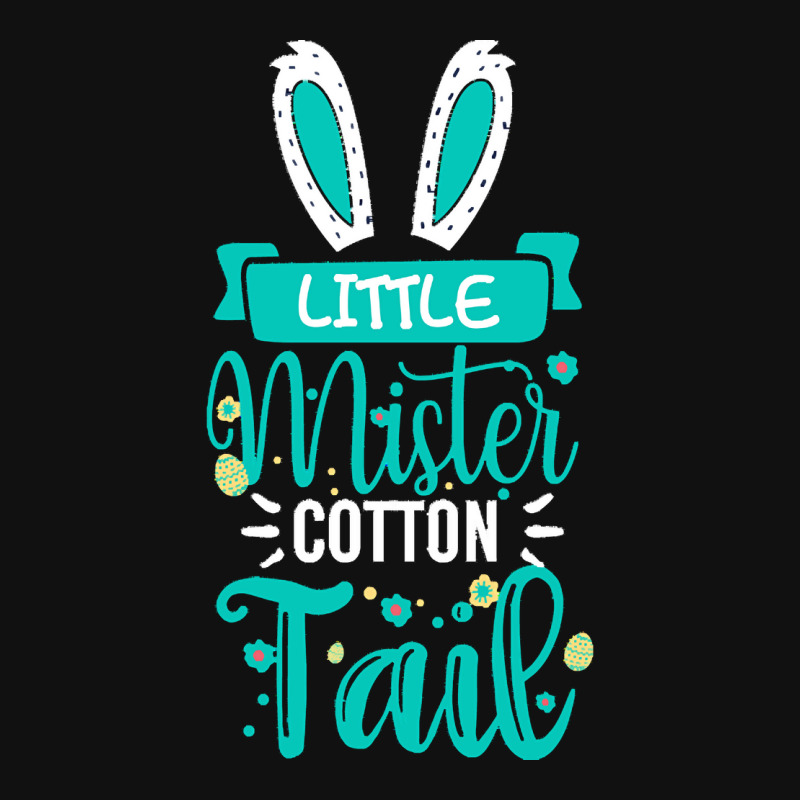 Easter T  Shirt Kids Little Mister Cotton Tail   Boys Easter Bunny 5 Baby Bibs | Artistshot