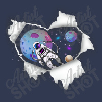 Torn Paper Technology Space Astronaut Basic Youth T-shirt | Artistshot