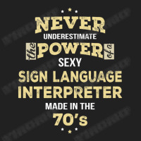 Sign Language Interpreter Made In 70's Basic Youth T-shirt | Artistshot