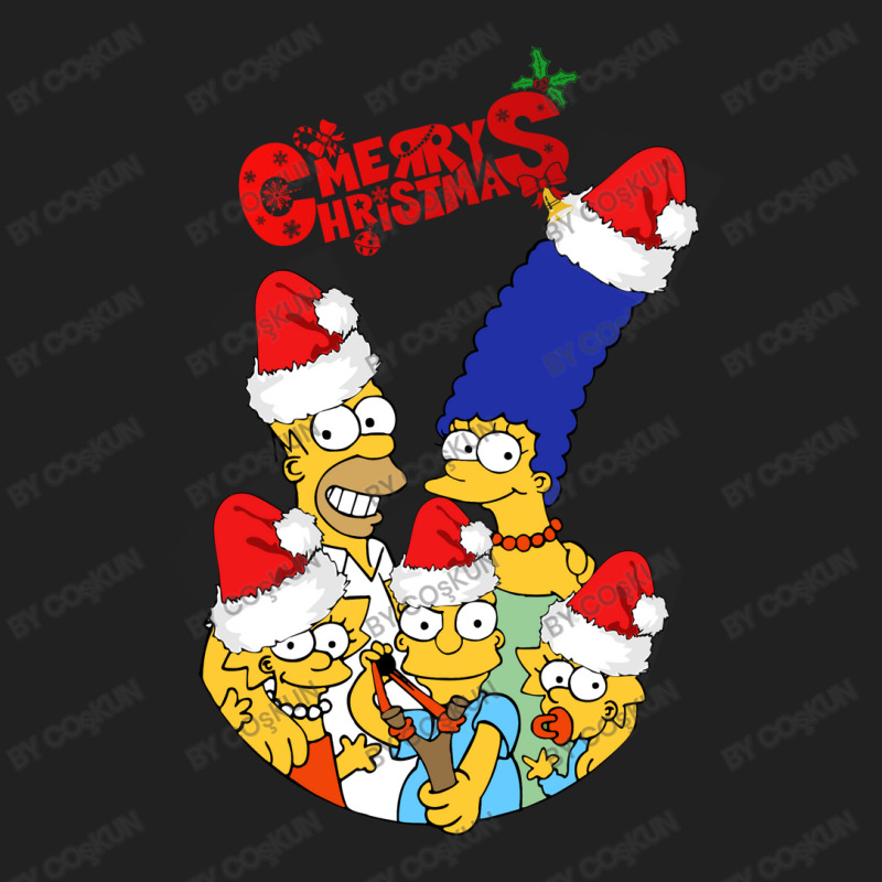 The Simpsons Funny Family - Merry Christmas - Happy Xmas Basic Youth T-shirt by coşkun | Artistshot