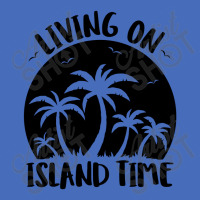 Living On Island Time Palm Trees And Sunset Black Basic Youth T-shirt | Artistshot