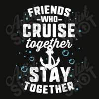 Friends Who Cruise Together T Shirt Match Anchor Vacation Scorecard Crop Tee | Artistshot