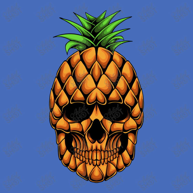 Pineapple Skull Head Vector Illustration Basic Youth T-shirt | Artistshot