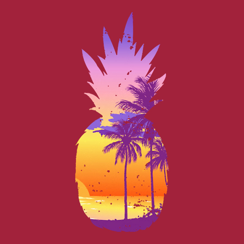 Beach Vibes T  Shirt Vintage Pineapple Sunset Surf Aloha Beach T  Shir Basic Youth T-shirt | Artistshot