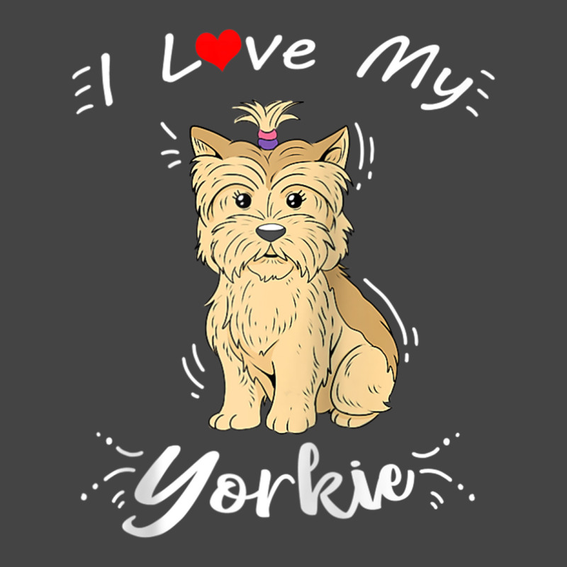 Yorkshire Terrier Gift I Love My Yorkie Raglan Baseball Tee Basic Youth T-shirt by malphitezz | Artistshot