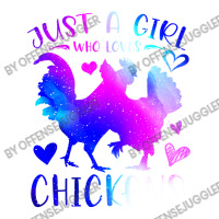 Chicken Cock Just A Girl Who Loves Chickens Chicken Themen Girls 116 H Raglan Crop Top | Artistshot