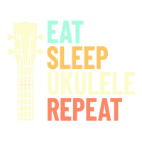 Eat Sleep Repeat T  Shirt Eat Sleep Ukulele Repeat Ukulele Headstock R Raglan Crop Top | Artistshot