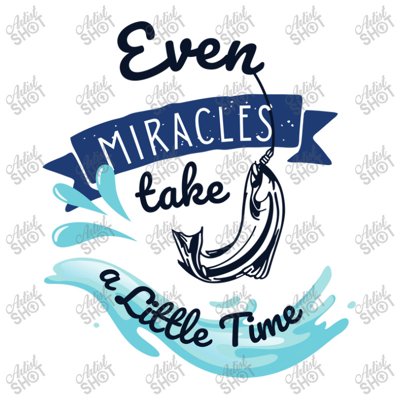 Even Miracles Take A Little Time Quotes Typography Raglan Crop Top by CUSER3575 | Artistshot