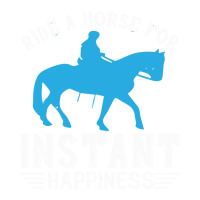 Ride A Horse For Instant Happiness Raglan Crop Top | Artistshot