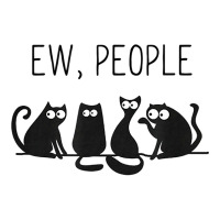 Ew People Meowy Cat Lovers Gift Shirt Perfect Gift Idea Raglan Crop Top | Artistshot