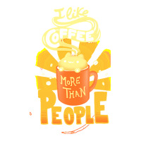 Coffee T  Shirt I Like Coffee More Than People   Caffeine Addict Funny Raglan Crop Top | Artistshot