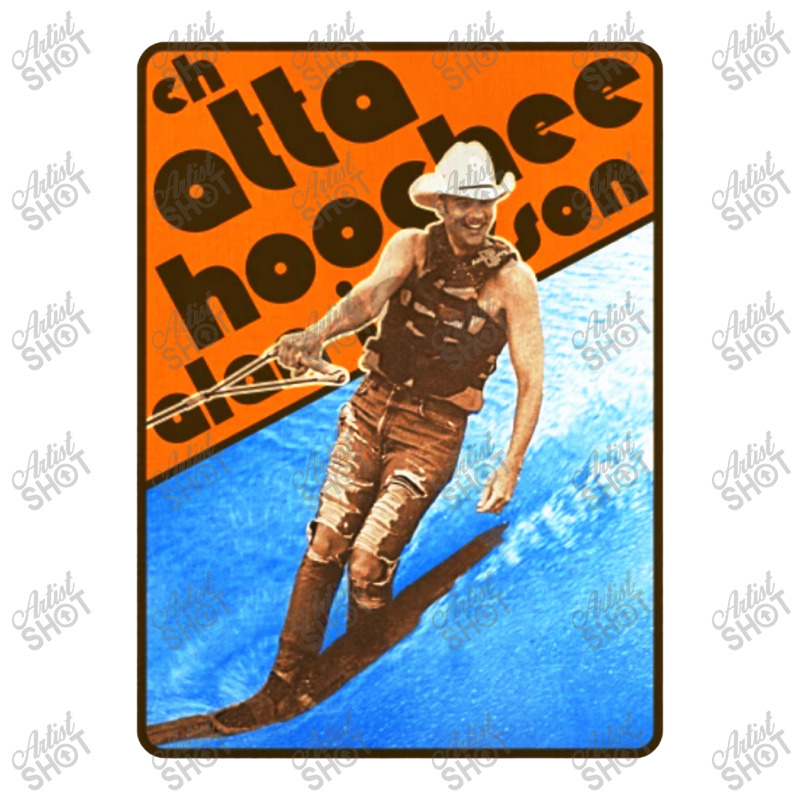 Alan Jackson Chattahoochee Waterskiing Retro Raglan Crop Top by Vanode Art | Artistshot