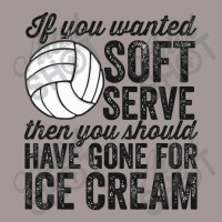 If You Wanted Soft Serve Ice Cream Funny Volleyball Vintage Short | Artistshot