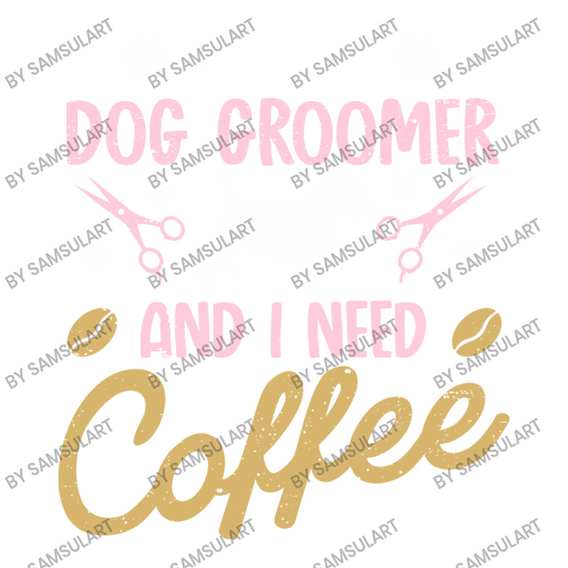 Dog Groomer I Need Coffee Dogs Grooming Pet Stylist Funny Gift Cute Ar Raglan Crop Top by SamsulArt | Artistshot