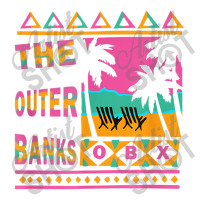 Outer Banks Obx Souvenir With Palm Tree Beach Design Raglan Crop Top | Artistshot