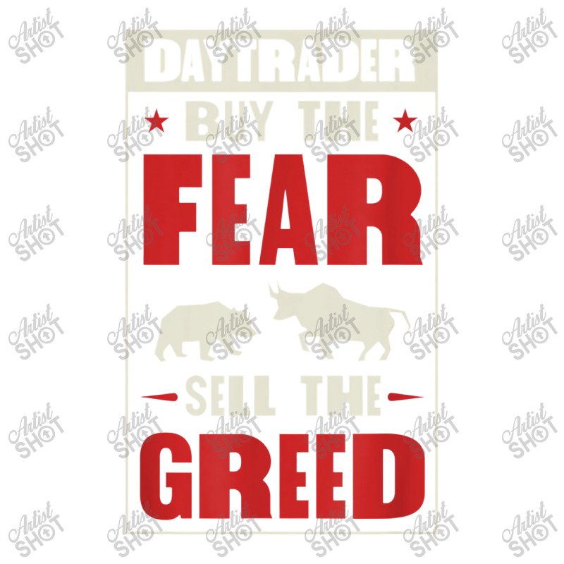 Day Trader Buy The Fear Sell The Greed Bear Bull Market Raglan Crop Top by yuyurumpung | Artistshot