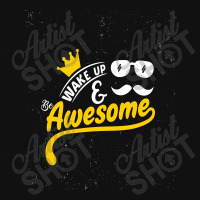 Wake Up And Be Awesome Baby Bibs | Artistshot