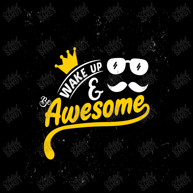 Wake Up And Be Awesome V-neck Tee | Artistshot