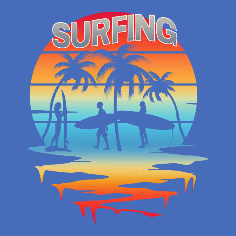 Surfing T  Shirtsurfing Surfer Summer Vacation Sunset T  Shirt Basic T-shirt | Artistshot