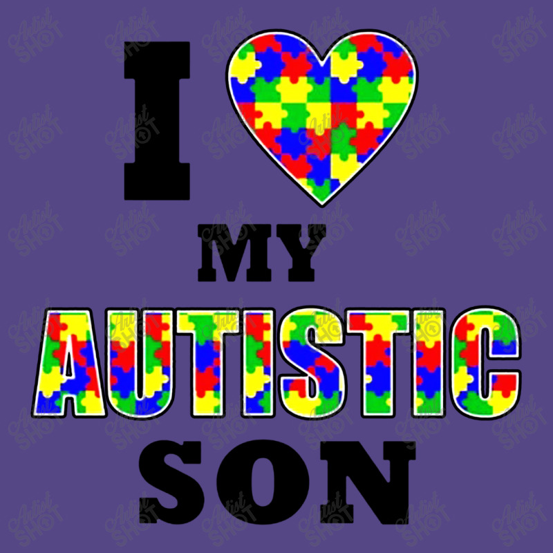 I Love My Autistic Son Autism Basic T-shirt | Artistshot